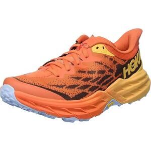 NEW Hoka One One Speedgoat 5 Trail Running Shoes Sneakers Orange Mens Size 9.5D